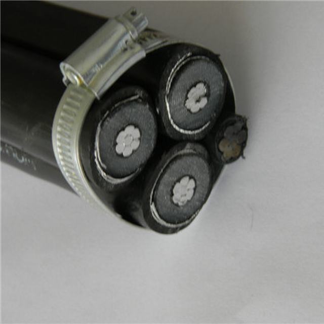 Medium Voltage XLPE Insulation Aluminum Tape Screen ABC Cable
