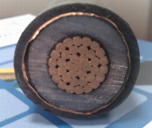 Medium Voltage XLPE Insulation Copper Tape Screen Power Cable