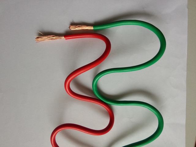  Revestimento de PVC Vermelho Verde Amarelo os fios de cobre flexível