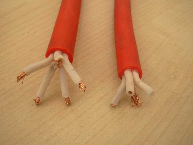 Collegare elettrici flessibili isolati gomma