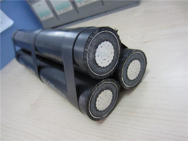 Screen Aerial Cable Aluminum Conductor XLPE Insulated Aluminium 11kv Aerial Bunched Cable