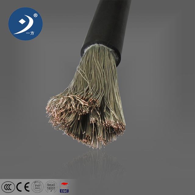 
                                 Super flexible de goma aislante de núcleo único Conductor de cobre del cable de soldadura                            