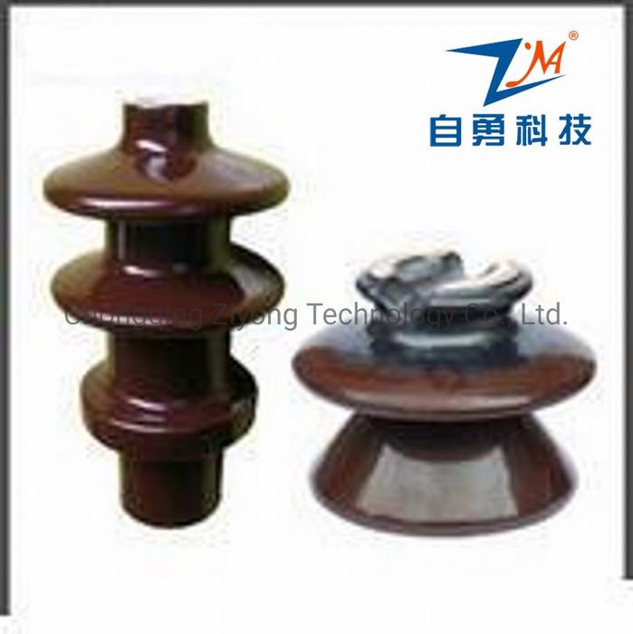 33kv Ceramic Porcelain Pin Post Insulator ANSI 55 1 2 3 4 5 6