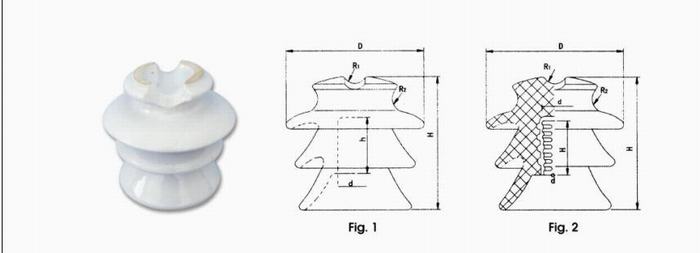 
                                 Isolante di ceramica con il Pin St-15/J dell'acciaio per l'alta tensione                            