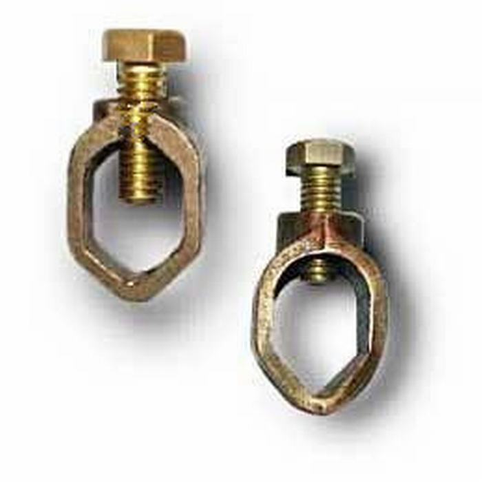 Earth Rod Clamp with Brass and Copper Material