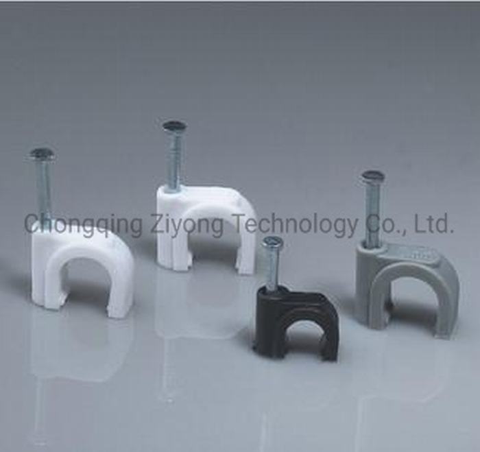 Square Cable Clips with Plastic