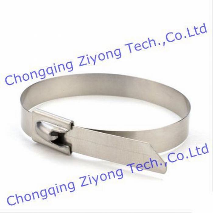 Uncoated Ball Lock Stainless Steel Cable Ties
