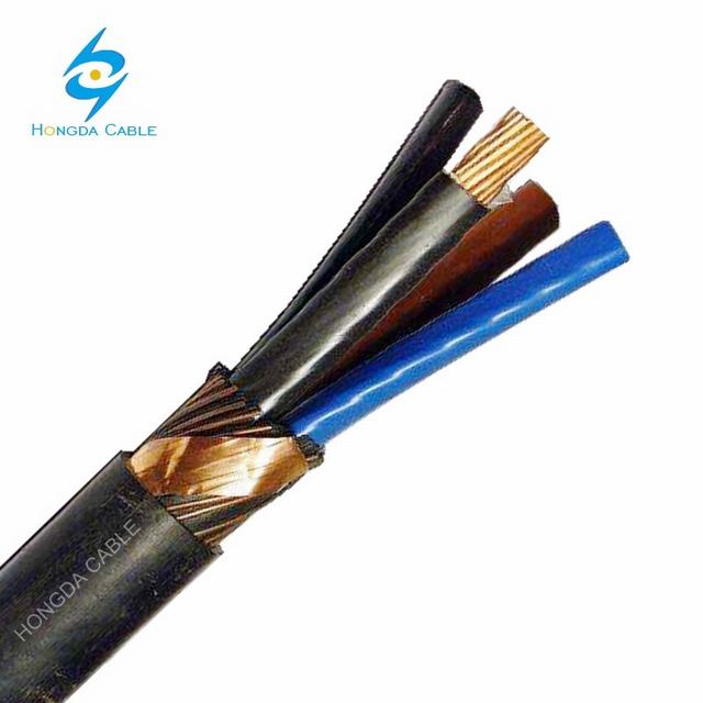 
                                 0, 6/1 Kv isolation PVC, Fil de cuivre concentriques présélectionnés, Multi Core Câble à gaine en PVC                            