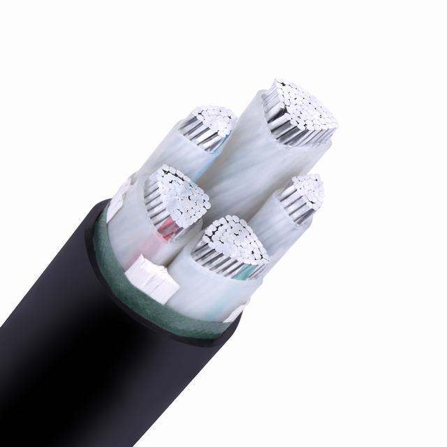 
                                 0.6/1kv isolation en polyéthylène réticulé de base en aluminium le fil électrique gainé PVC Câble d'alimentation électrique                            
