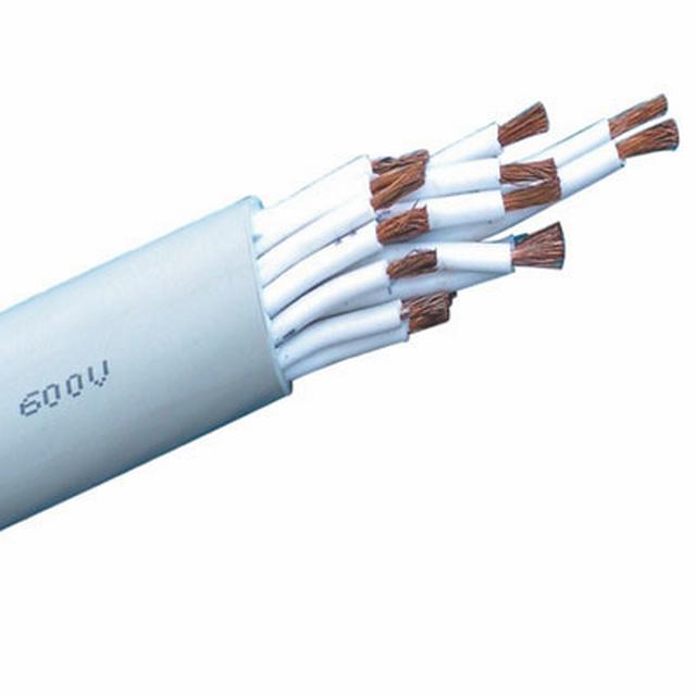  0.6/1kv IEC 60502 2-30 Core Cu/PVC/cabo de comando de retardantes de chama de PVC Cvv