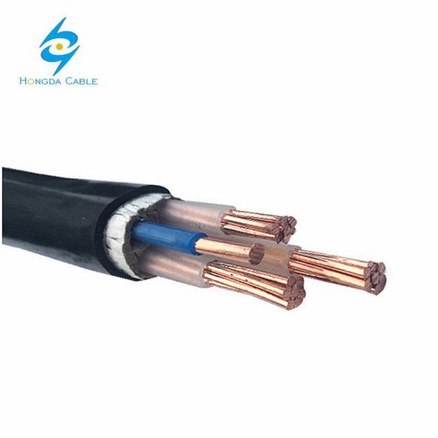  0.6/1kv Câble d'alimentation de cuivre isolés en polyéthylène réticulé 4*4 4*6 câble d'alimentation en cuivre