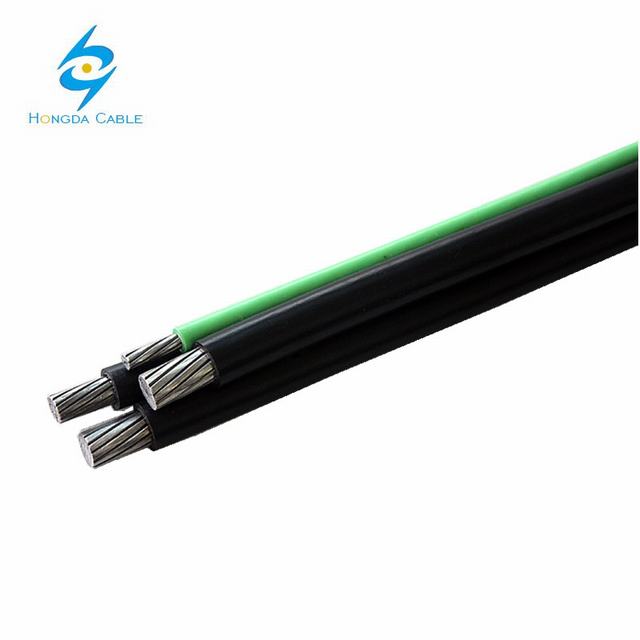  16mm 25mm 4c ABC Câble isolé PVC Aluminium non câbles gainés