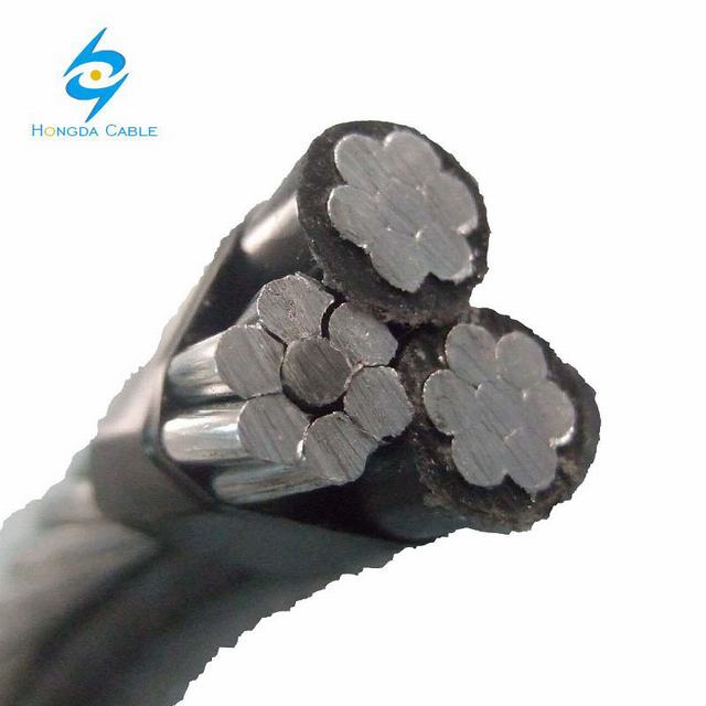 2*25+1*25 ABC Cable XLPE Insulated Aluminum Service Cable