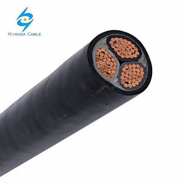 
                                 3*70 3*95 Câble d'alimentation en cuivre avec isolation XLPE Gaine en PVC de fil de cuivre                            