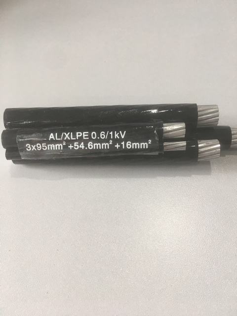  3*95+54.6+16 sqmm cabos ABC com iluminação de rua para o resguardo superior