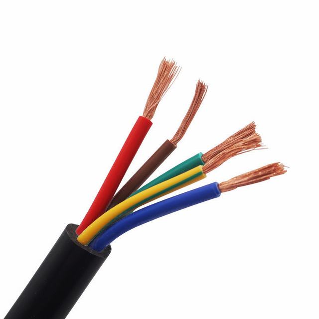 
                                 3 основных гибкий ПВХ Оболочки медного провода кабеля                            