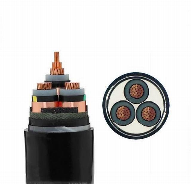  Los núcleos de 3 150 mm2 de 15kv XLPE de cobre del cable de media tensión