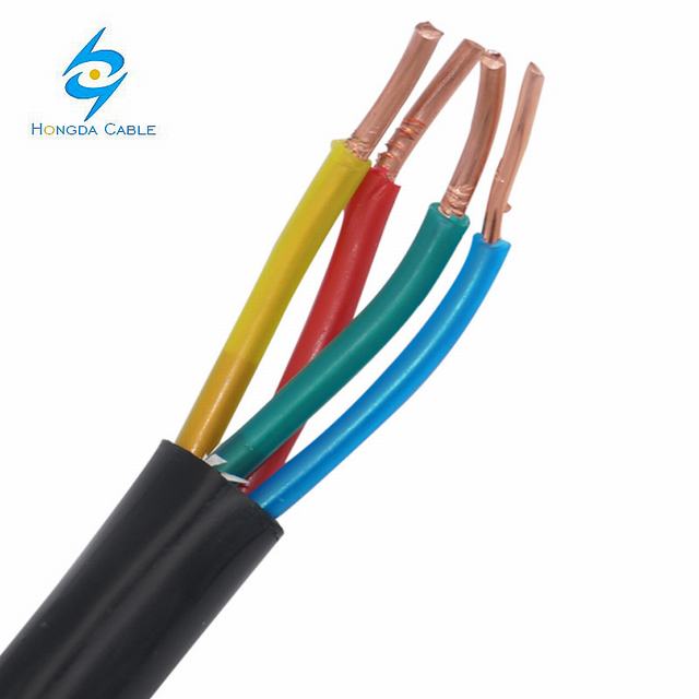  4*1,5 mm2, Cable de alimentación aislado de cobre del cable de cobre de Kv 0.6/1