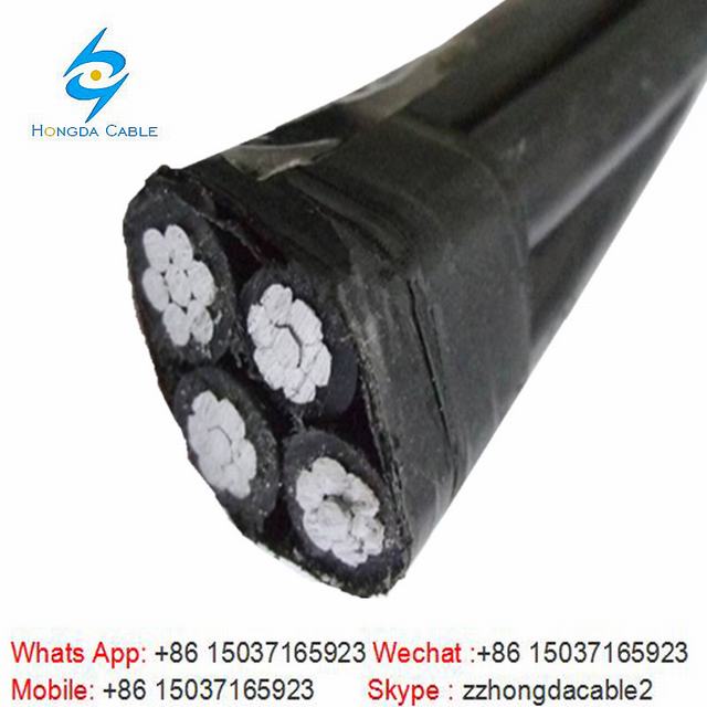 
                                 4*50 4*95 ABC-Aluminiumkabel-Service-Absinken-obenliegendes Kabel                            