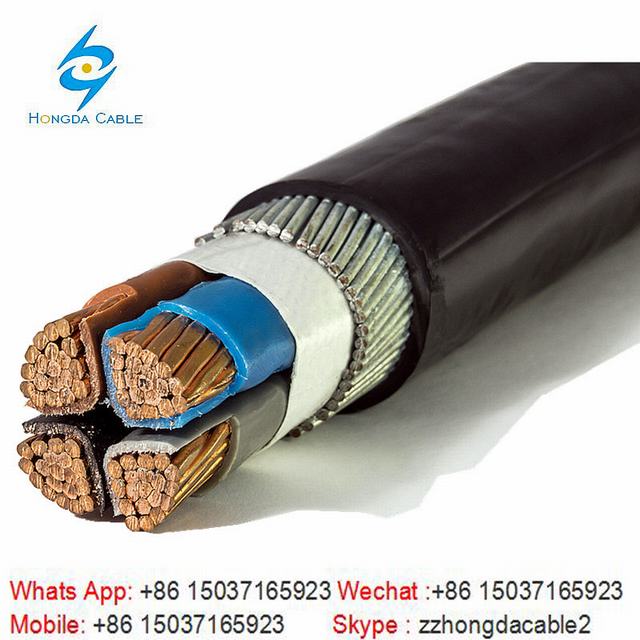 4*70 4*95 Armored Cable Cu/XLPE/PVC/Swa/PVC Armored Cable