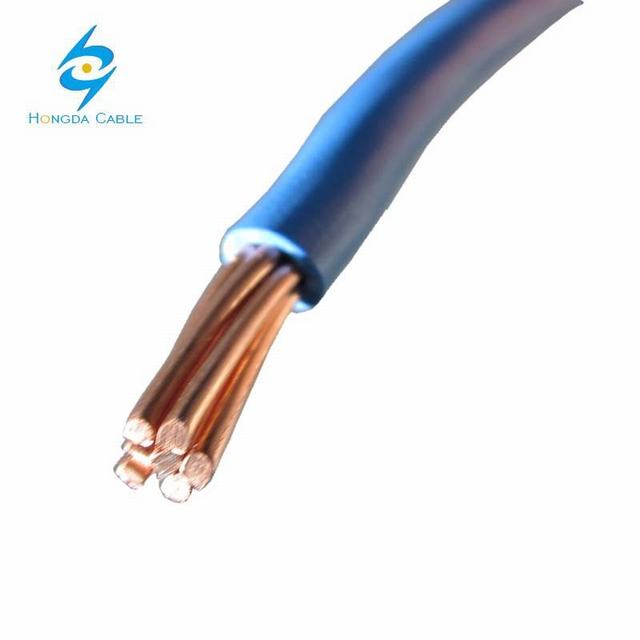  4AWG Fil électrique sur le fil de cuivre isolés en PVC