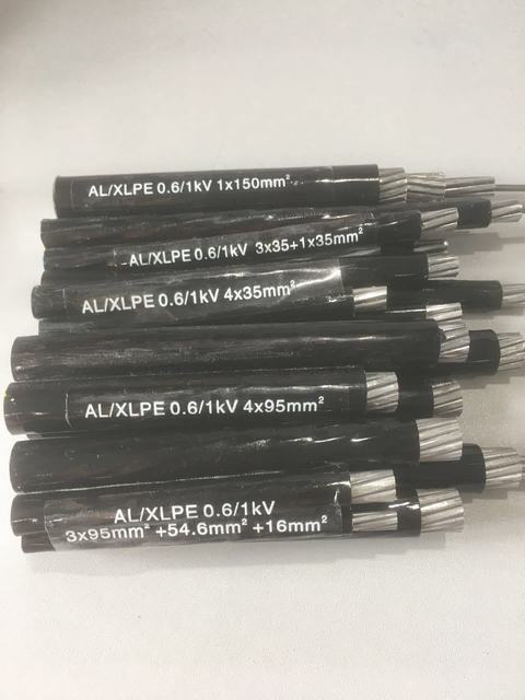  Isolierung des Al-4X35mm2 des Kern-PE/XLPE/PVC obenliegendes ABC-Kabel 0.6kv