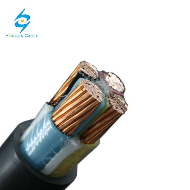  4x95mm 4x120mm Cooper Power Cable 4core PVC/XLPE Gaine en PVC d'isolement 1 kv