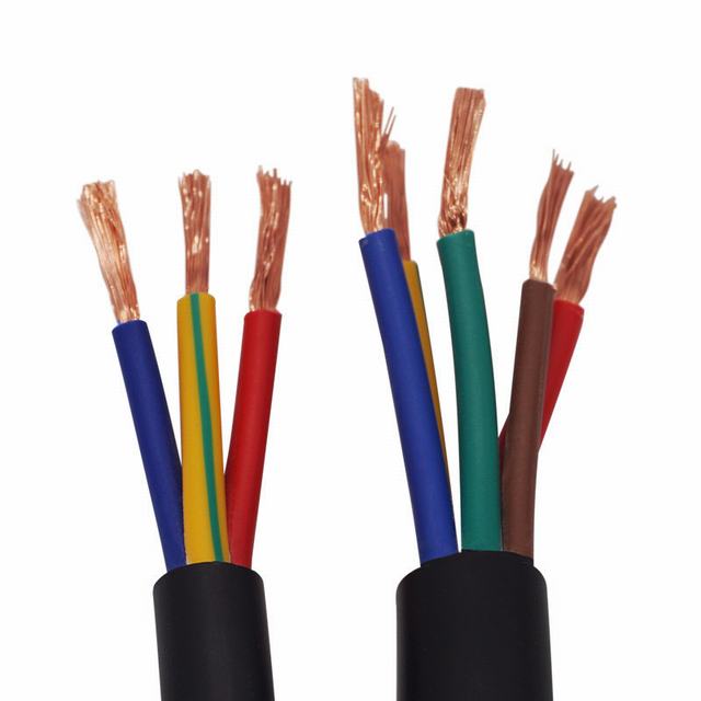 
                                 6 mm de aislamiento de PVC flexible trenzado sólido cable eléctrico                            