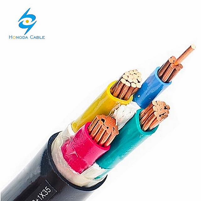 600 1000V 4 Core XLPE PVC Insulated Copper Power Cable 25mm2