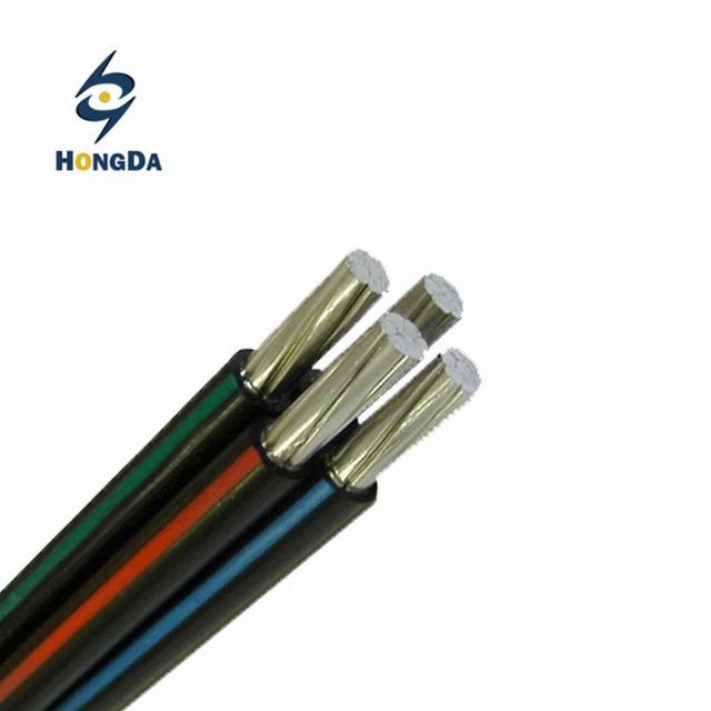  Cable ABC Malasia 4X35 4X50 de 4 Núcleos de cable de alimentación de la sobrecarga de la línea de aluminio
