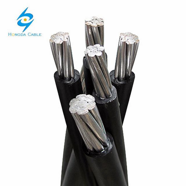  Cables XLPE autoportante de aluminio tipo Caai-S VW-1 0, 6/1 Kv