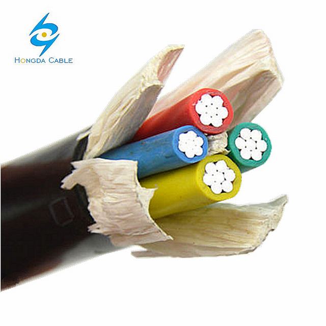 American Aluminum Cable 2 AWG Ground Wire 6AWG Wire 4 Core