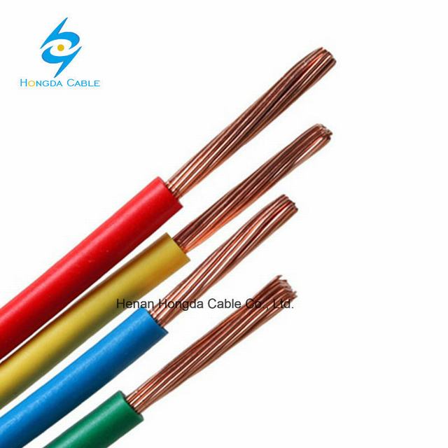  Cable de alambre aislado PVC del cobre H07V-R H07V-U H07V-K del certificado del Ce