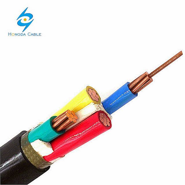 
                                 Conductor de cobre recubierto de PVC aislante XLPE Cable de alimentación eléctrica blindada                            