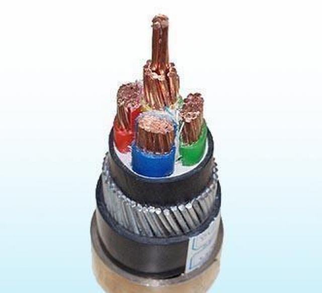  Cu/PVC//XLPE SWA PVC/600/1000V de la Clase 2 aislamiento XLPE de alambre de acero recubierto de PVC Muticores blindados Cables de alimentación