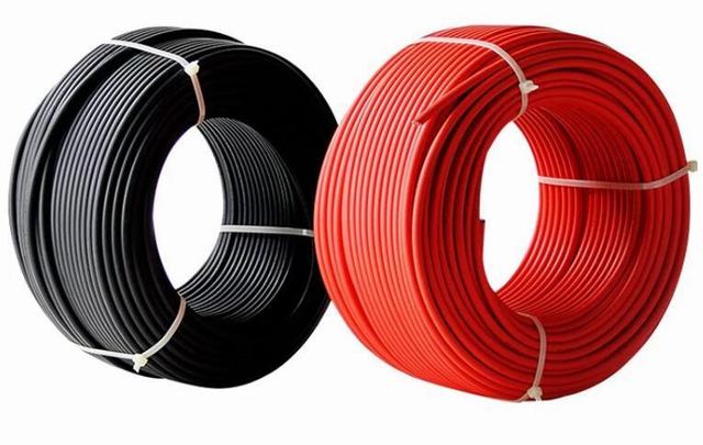 DC Solar Cable 4mm 6mm Fy-I TUV Certificate -40+-125 Degrees Pfg 1169 PV1-F
