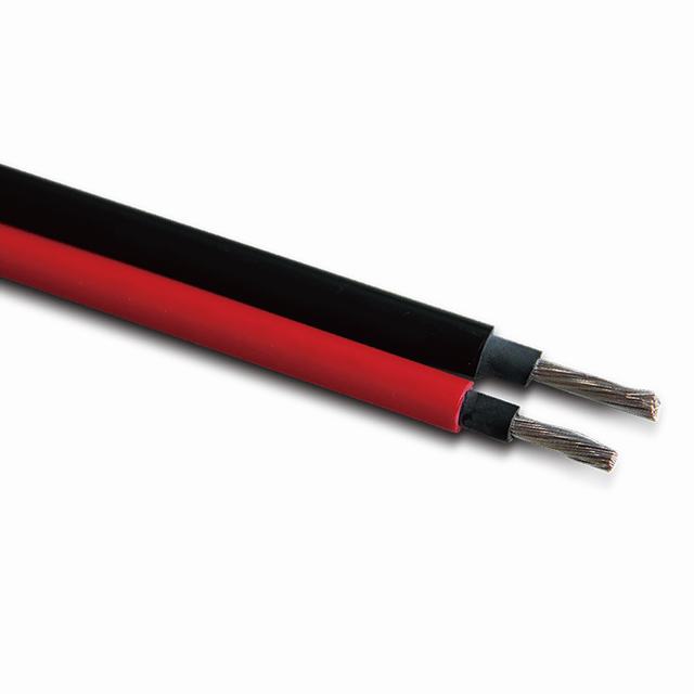 
                                 De dubbele Isolatie van Xlpo van het Certificaat van Ce UL TUV van de Kabel van de Kern Zonnedie in Zonnepaneel 4mm 6mm 2*6mm &#160 wordt gebruikt; 2*4mm                            