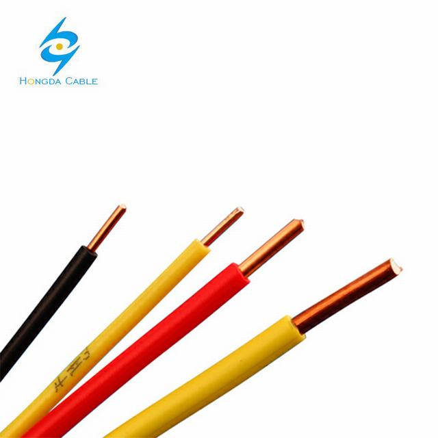 H05V-U/-K BV/Bvr Single Core Electrical Wire with PVC Insulation 300/500V