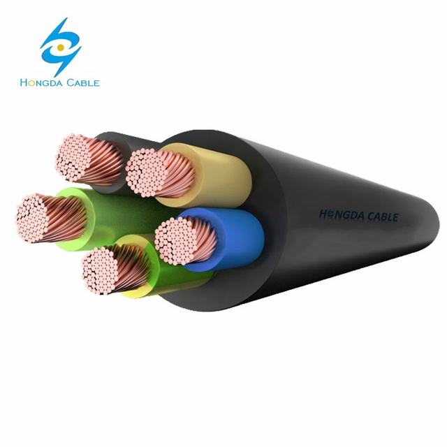Harmonised Heavy Duty Trailing Flexible Rubber Cable H07rn-F