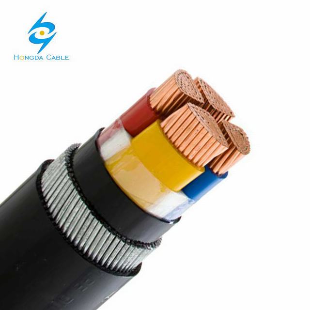  Fodero isolato XLPE/PVC del cavo elettrico di IEC 60502 Cu/Al PVC/PE