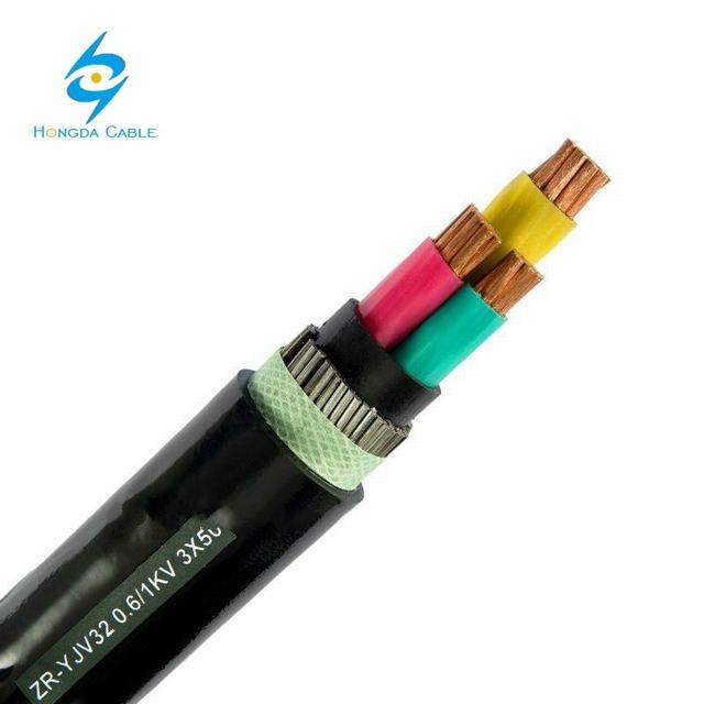 Low Voltage 150mm Copper XLPE 4 Core Steel Armored PVC Power Cable