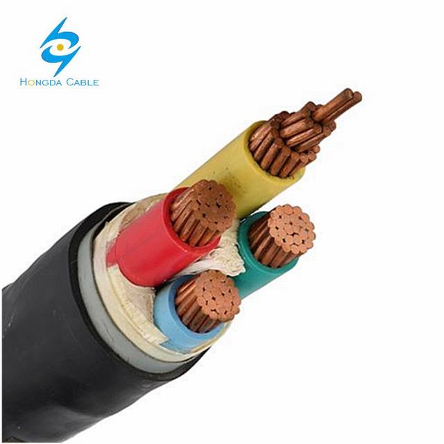  Basse tension de câble en cuivre Yjv 1KV 240 mm2 Philippines Câble d'alimentation en polyéthylène réticulé