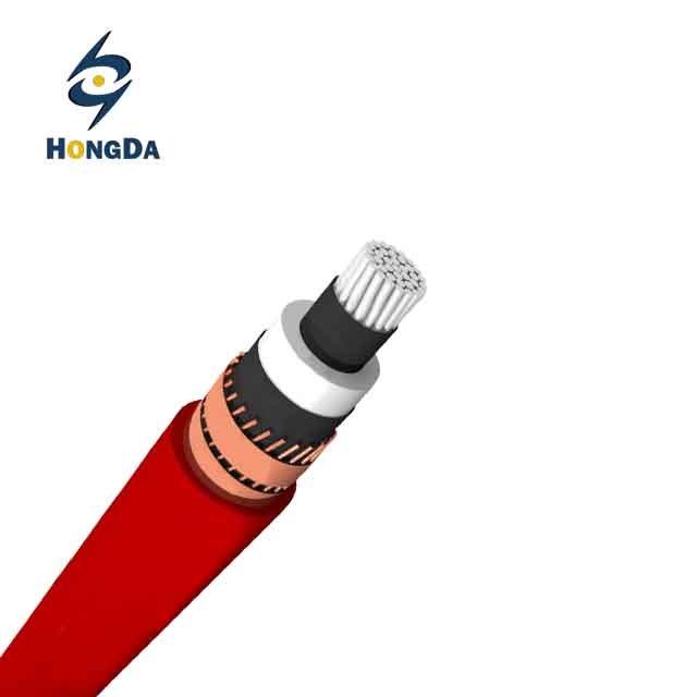 
                                 Câble d'alimentation moyenne tension, 12/20 (24) Kv Al/XLPE/WBT/SCF/WBT/PVC 1c x 185mm2 Cable                            