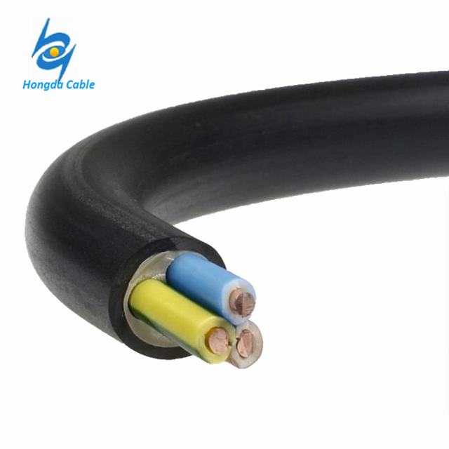  Isolés de PVC et gaine de câble d'alimentation Cu/PVC/PVC Câble Yky 0.6/1kv