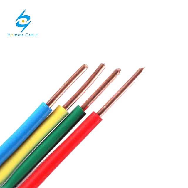  Los cables aislados de cloruro de polivinilo y cables de tensión nominal de hasta 450/750V