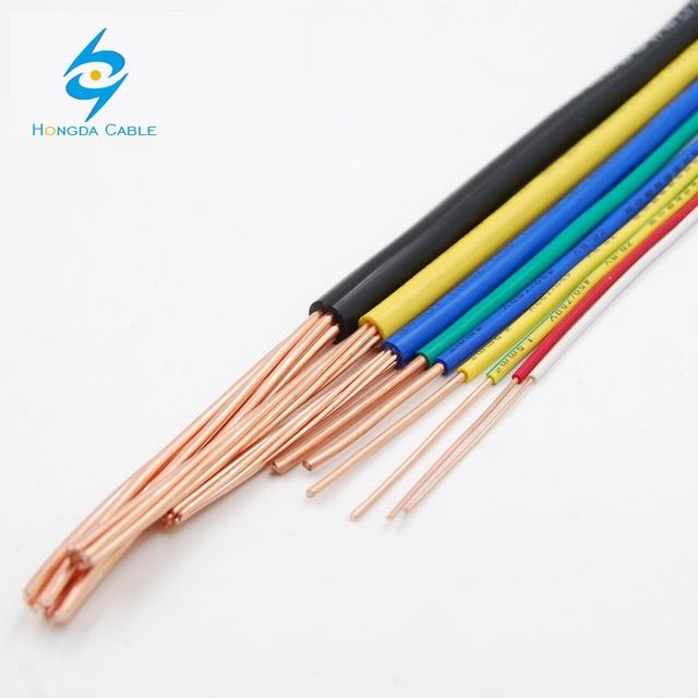  Cable flexible trenzado único Cooper la construcción de cable eléctrico de 2,5 mm 1,5 mm 4mm 6mm 10mm Cable de cobre trenzado de 7 núcleos.