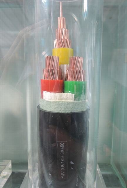  Three-Core 600/1000V aislamiento XLPE, cables de cobre cubierta LSZH BS 8573