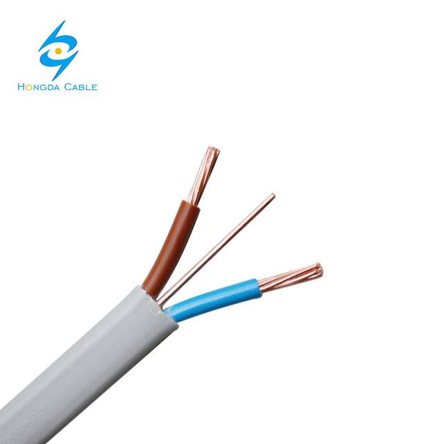 
                                 Lits jumeaux et câble de masse AS/NZS 5000.2 standard de certificat de l'ASA 2*2.5+2.5 fil PVC 3*Câble plat de 2,5 mm TPS                            