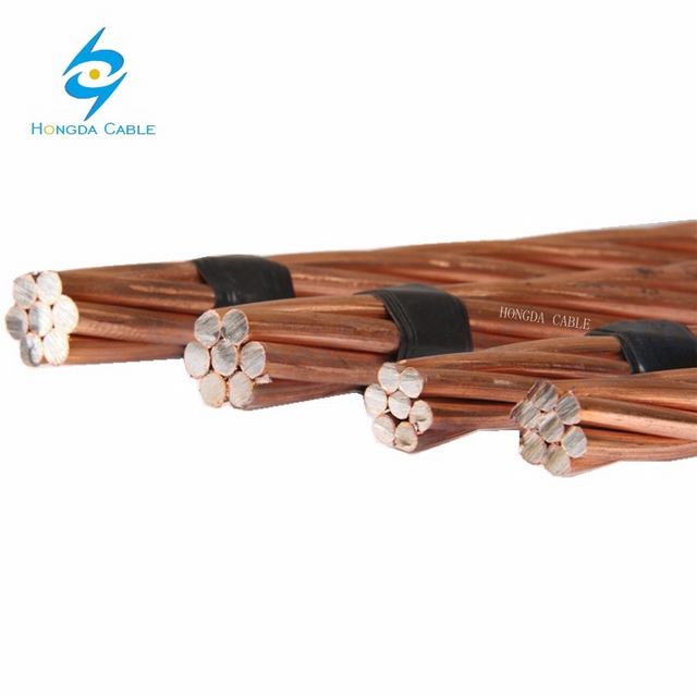  Metro cable eléctrico conductor de acero revestido de cobre