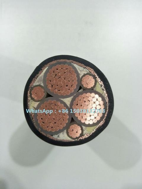  Zr-Bpyjvp Alambre de cobre de baja tensión 0.6/1kv 3c+3e Cable de alimentación